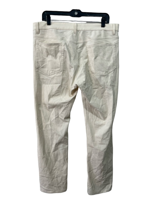 Theory Size 34 Cream Cotton Solid Zip Fly Men's Pants 34