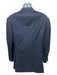 Isaia Navy Wool Blend Solid 2 Button Men's Blazer Navy / 52