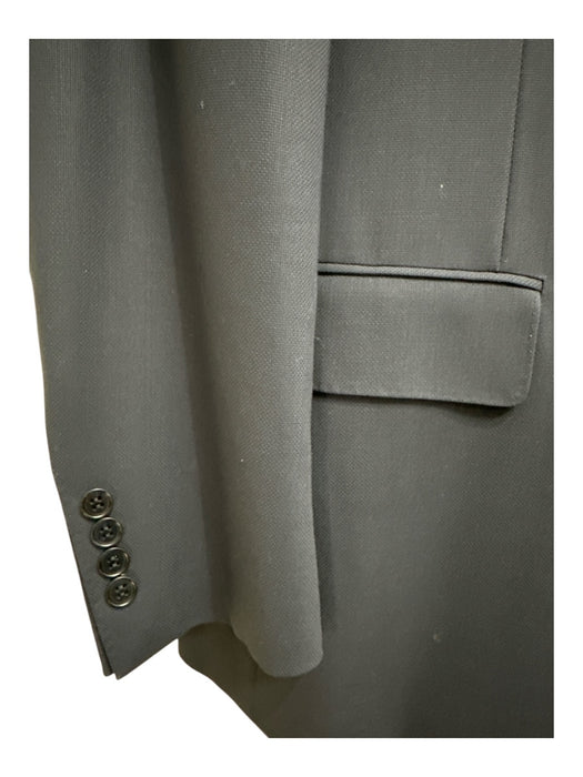 Canali AS IS Navy Wool Blend Solid 2 Button Men's Blazer Navy / 52