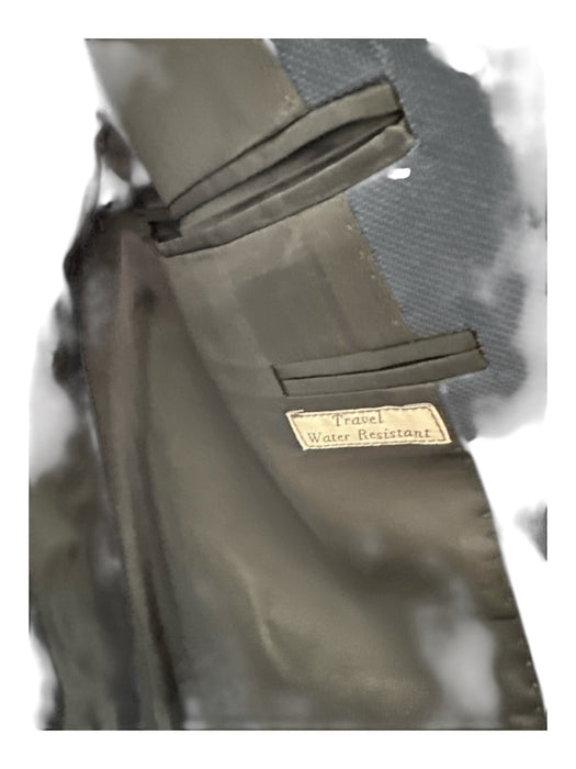 Canali AS IS Navy Wool Blend Solid 2 Button Men's Blazer Navy / 52