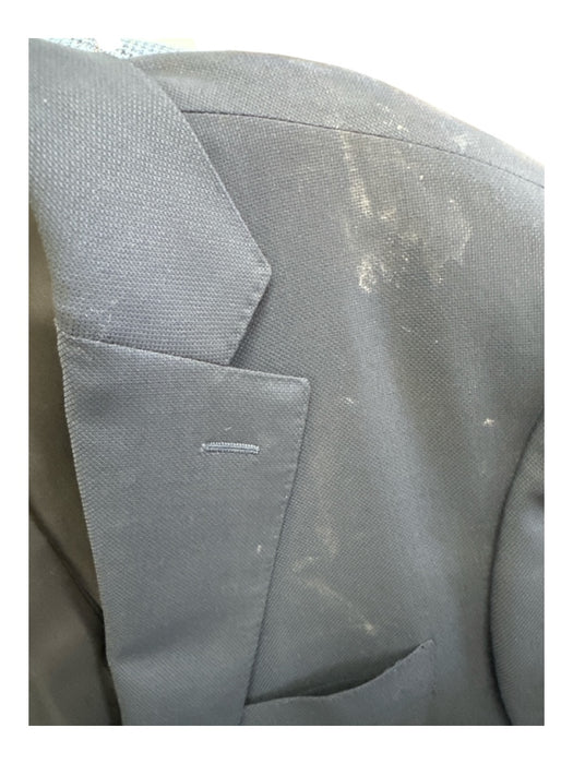 Canali AS IS Navy Wool Blend Solid 2 Button Men's Blazer Navy / 52