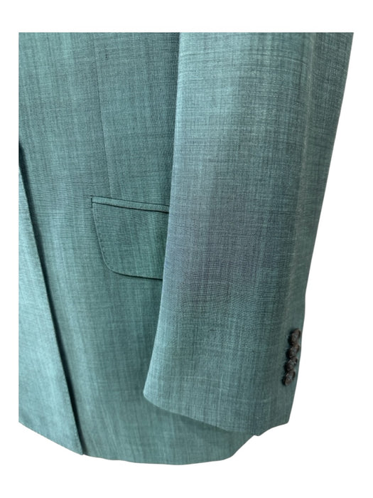 Gucci Green Wool Blend Solid Double Breasted Men's Blazer Green / 52