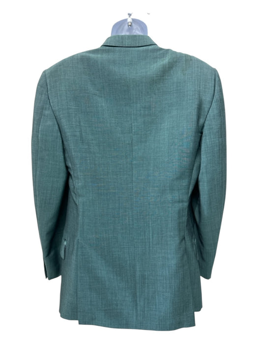 Gucci Green Wool Blend Solid Double Breasted Men's Blazer Green / 52