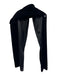 Jessica McClintock Black Crushed Velvet Shawl scarf Black