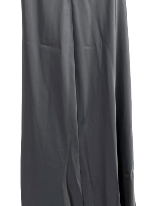 Lauren Ralph Lauren Size 16 Gray Polyester Strapless Side Zip Gown Gray / 16