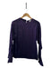 Chanel Size 34 Purple Silk Button Down Long Sleeve Top Purple / 34
