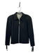 St. John Sport Size P Black Cotton jaquard Full ZIp Jacket Black / P