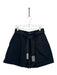 Max & Moi Size 38 Black Cotton High Waist Tassel Tie Detail Shorts Black / 38