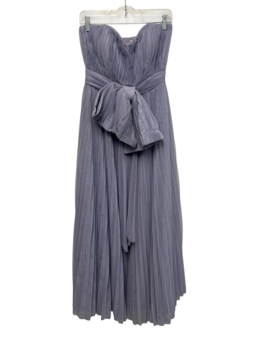 Butch Size 10 Lavendar Polyester Sweetheart Neckline Mesh Overlay Gown Lavendar / 10