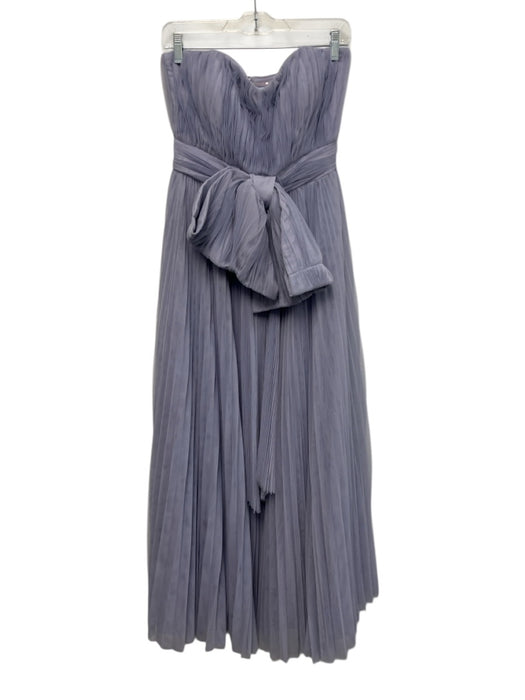 Butch Size 10 Lavendar Polyester Sweetheart Neckline Mesh Overlay Gown Lavendar / 10