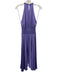 A.L.C. Size 6 Purple Polyester Keyhole Back Accordion Pleat Sleeveless Dress Purple / 6