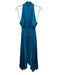 A.L.C. Size 6 Blue Polyester Keyhole Back Accordion Pleat Sleeveless Dress Blue / 6