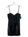 BCBG Maxazria Size 8 Black Polyester Strapless Paneled Peplum Dress Black / 8