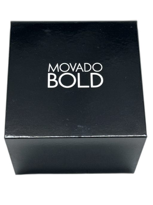 Movado Bold Silver Stainless steel Chain Clasp Mother of Pearl Watches Silver