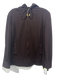 St John Sport Size Small Dark Brown & White Viscose Blend Long Sleeve Jacket Dark Brown & White / Small