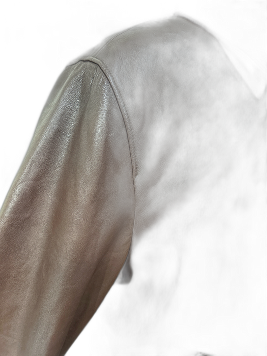 Polo Size M Brown Leather Solid Zip UP Men's Jacket Brown / M