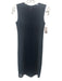 Akris Punto Size 4 Black & Navy Cotton Blend Sleeveless Fishnet Darted Dress Black & Navy / 4