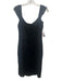 Akris Punto Size Small Black Silk Sleeveless Tiered Ruffle sleeve Dress Black / Small