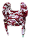 Aje. Size M / 8 White, red & pink Cotton Long puff sleeve Abstract Floral Top White, red & pink / M / 8