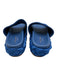 Paloma Barcelo Shoe Size 40 Blue Synthetic & Leather Slide Braided Sandals Blue / 40