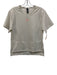 Stella McCartney Adidas Size S Ivory Poly Blend Logo Perforated Cap Sleeve Top Ivory / S