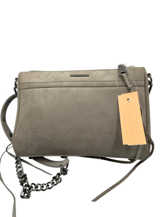 Rebecca Minkoff Taupe Leather Zip Close Crossbody Bag Taupe