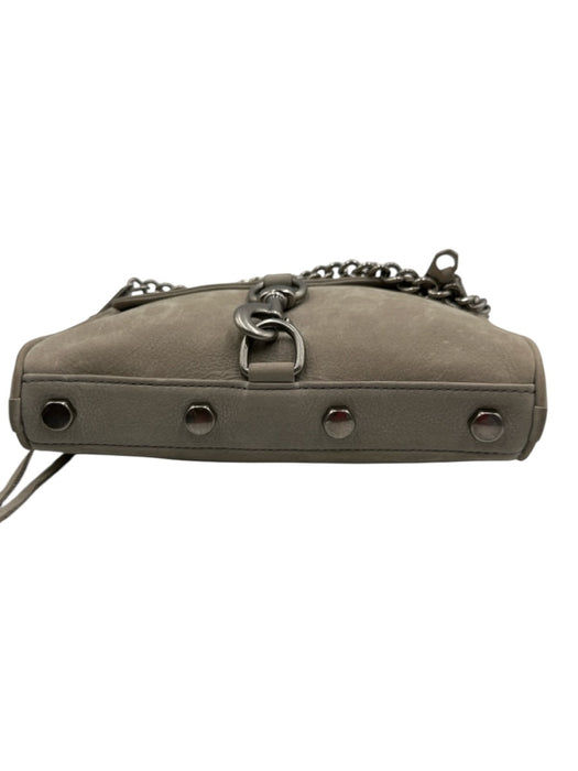 Rebecca Minkoff Taupe Leather Zip Close Crossbody Bag Taupe