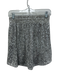 Free People Size XS Silver Polyester Blend Elastic Waistband Sequined Mini Skirt Silver / XS