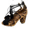 Aquazzura Shoe Size 36 Brown & Black Leather Upper Pony Hair Leopard Print Pumps Brown & Black / 36