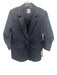 Cinq a Sept Size Est M Navy Cotton Blend Lapels One Button Long Sleeve Blazer Navy / Est M