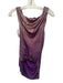 Vivienne Westwood Size L Purple Viscose Metallic Off Shoulder Draped Top Purple / L
