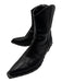 Rag & Bone Shoe Size 38.5 Black Calfskin Leather Lizard Embossed Wedge Boots Black / 38.5