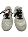 Prada Shoe Size 38 Grey Suede & Nylon Lace Up Rubber Sole Round Toe Shoes Grey / 38