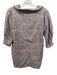 Ann Mashburn Size XS Pink, Black, Orange Cotton Blend Short Sleeve Boucle Top Pink, Black, Orange / XS