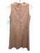 Sara Campbell Size XS Blush Beige Fringe Detail Boucle Sleeveless Dress Blush Beige / XS