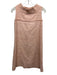 Sara Campbell Size XS Blush Beige Fringe Detail Boucle Sleeveless Dress Blush Beige / XS