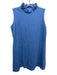 Jude Connally Size Small Light Blue Rayon Blend Sleeveless Ruffles Darted Dress Light Blue / Small