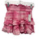 Cake for Dinner Size S Pink & White Rayon Tiered Ruffle Elastic Waist Skirt Pink & White / S