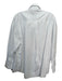 Zara Size S White & Black Cotton Collared Long Sleeve Zip Front Top White & Black / S