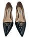 Prada Shoe Size 41 Black Saffiano Leather Pointed Toe Closed Heel Stiletto Pumps Black / 41