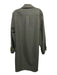 COS Size 10 Army Green Wool Blend Long Sleeve Twill Snap Button Front Dress Army Green / 10