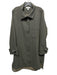 COS Size 10 Army Green Wool Blend Long Sleeve Twill Snap Button Front Dress Army Green / 10