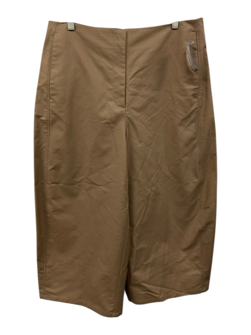 COS Size 42 Khaki Cotton Pockets Wide Leg Cropped Pants Khaki / 42