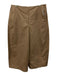 COS Size 42 Khaki Cotton Pockets Wide Leg Cropped Pants Khaki / 42