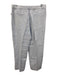 Banana Republic Size 14 White & Blue Linen Pinstripe Side Button Blazer Pant Set White & Blue / 14
