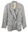 Banana Republic Size 14 White & Blue Linen Pinstripe Side Button Blazer Pant Set White & Blue / 14