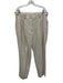 COS Size 12 Beige Linen High Rise Sleeveless Wrap Wide Leg Pant Set Beige / 12