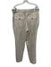 COS Size 12 Beige Linen High Rise Sleeveless Wrap Wide Leg Pant Set Beige / 12