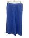 COS Size 12 Blue Linen Elastic Detail Wide Leg Pants Blue / 12