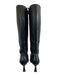 Dolce Vita Shoe Size 10 Black Leather Square Toe Midi Heel Knee High Boots Black / 10